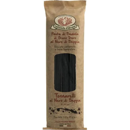 Tonnarelli al nero di Seppia 500gr 'Rustichella d' Abruzzo'
