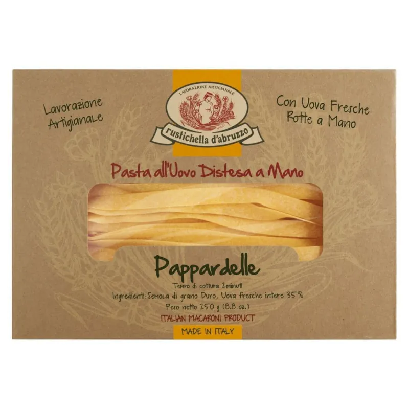 Pappardelle all' uovo 250gr 'Rustichella d' Abruzzo'